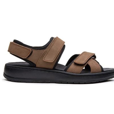 G Comfort SCHLAMM Heren Sandaal – Cognac Leer