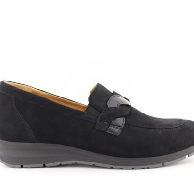 Ströber Camilla Dames Instapper – Zwart Nubuck