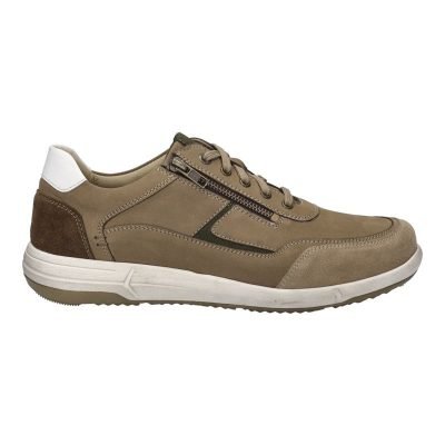 Josef Seibel Enrico Heren Sneaker – Beige Nubuck
