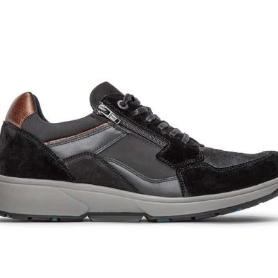 Xsensible Stretchwalker Zurich Men Herenschoen – Zwart